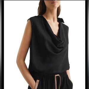 Reiss Ameliee Cowl Front
sleeveless Blouse size 2